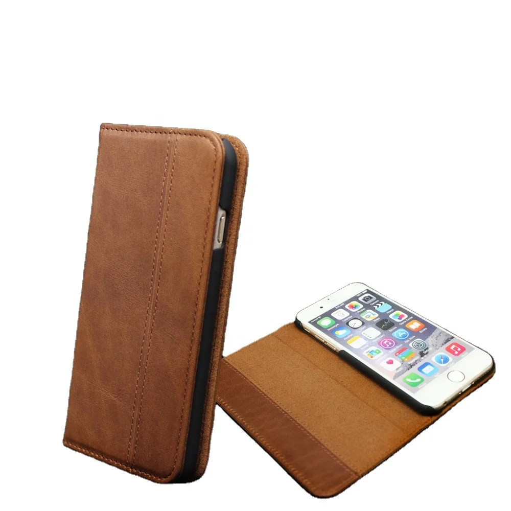 Premium wallet leather case ,for iPhone 6 4.7 inch genuine leather case