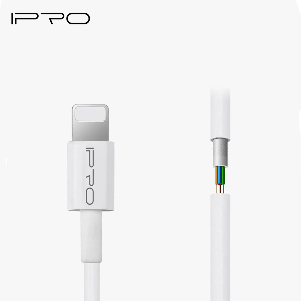 Basic 8 Pin Round Cable for iPhone 2A Fast Charging - ANKUX.COM