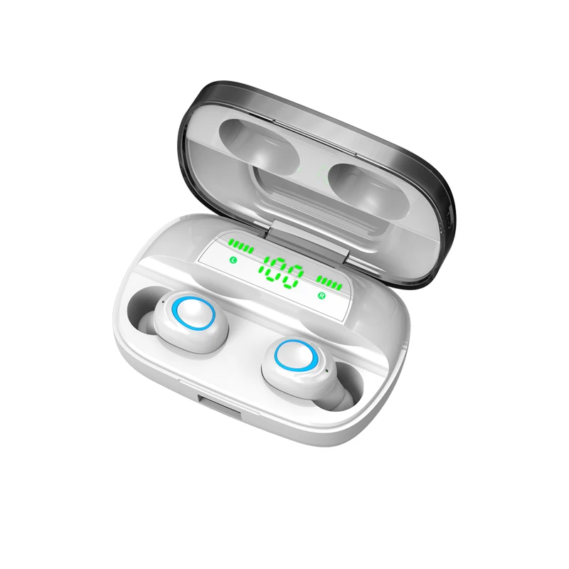 mini headset Wireless boat headset Wireless tws Wireless 5.0 earphones 9d bass stereo waterproof earbu, White black
mini headset Wireless boat headset Wireless tws Wireless 5.0 earphones 9d bass stereo waterproof earbu, White black