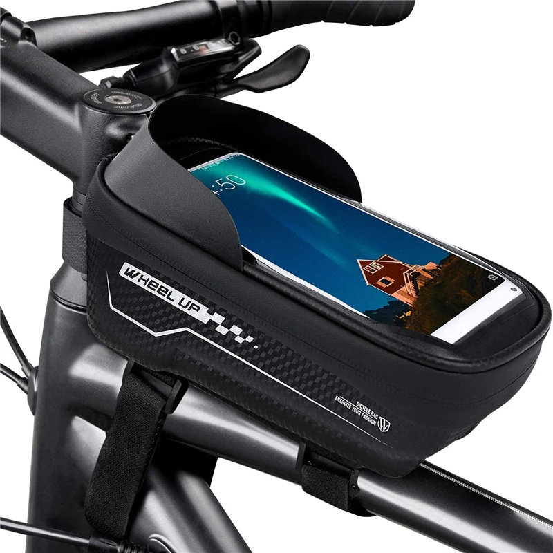 Waterproof Bike Phone Mount, Bicycle Phone Pouch Bag - Hard Eva Pressure-Resistant Bike Handlebar Bags with TPU Touch Screen Bik
Waterproof Bike Phone Mount, Bicycle Phone Pouch Bag - Hard Eva Pressure-Resistant Bike Handlebar Bags with TPU Touch Screen Bik