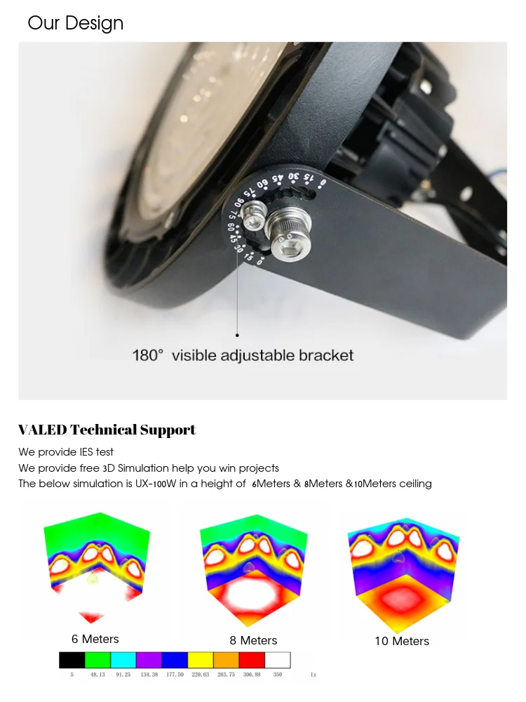 Factory Offer 200W Waterproof PC Cover high bay light - ANKUX.COM