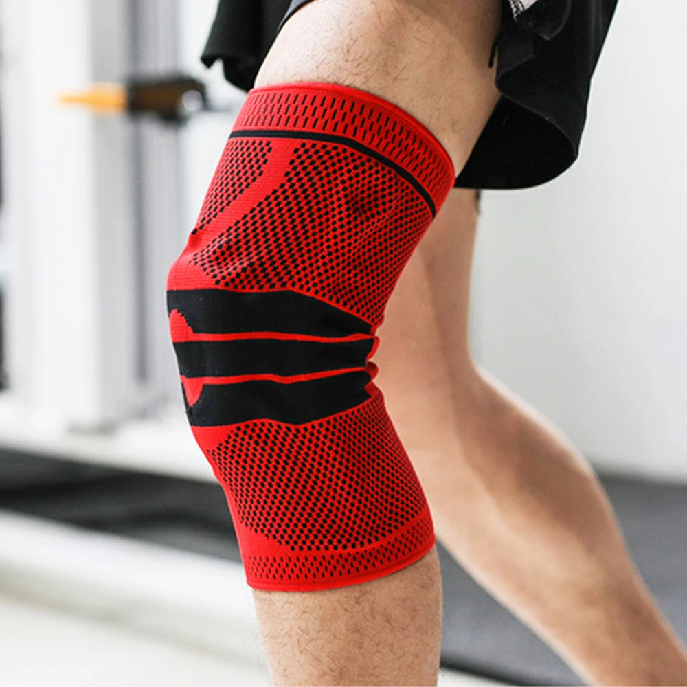 Sport Comfortable Knee Pads Support Elastic Compression Knee Pad Sleeve, Black/blue/red/gray
Sport Comfortable Knee Pads Support Elastic Compression Knee Pad Sleeve, Black/blue/red/gray