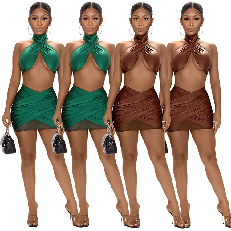 GL6378 Sexy Club Wear For Women 2 Piece Skirt Set Women Summer Sets For Women Clothing
GL6378 Sexy Club Wear For Women 2 Piece Skirt Set Women Summer Sets For Women Clothing
