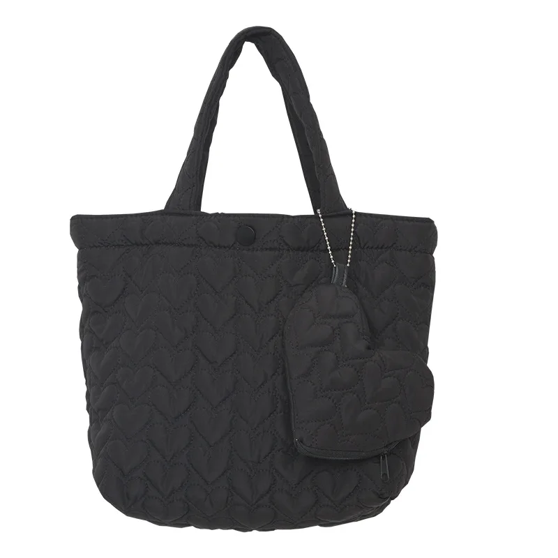 Amazon Fashion Heart Shaped Quilted Bento Bag Student Versatile Cotton Canvas Shopping Bag Wholesale, Customized color
Amazon Fashion Heart Shaped Quilted Bento Bag Student Versatile Cotton Canvas Shopping Bag Wholesale, Customized color