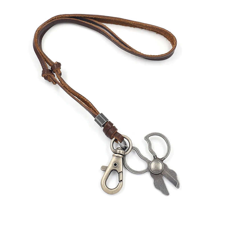 Boy Accessories Creative Jewelry Adjustable Retro Alloy Scissors Style Pendant Key Hook Leather Necklace, As picture
Boy Accessories Creative Jewelry Adjustable Retro Alloy Scissors Style Pendant Key Hook Leather Necklace, As picture