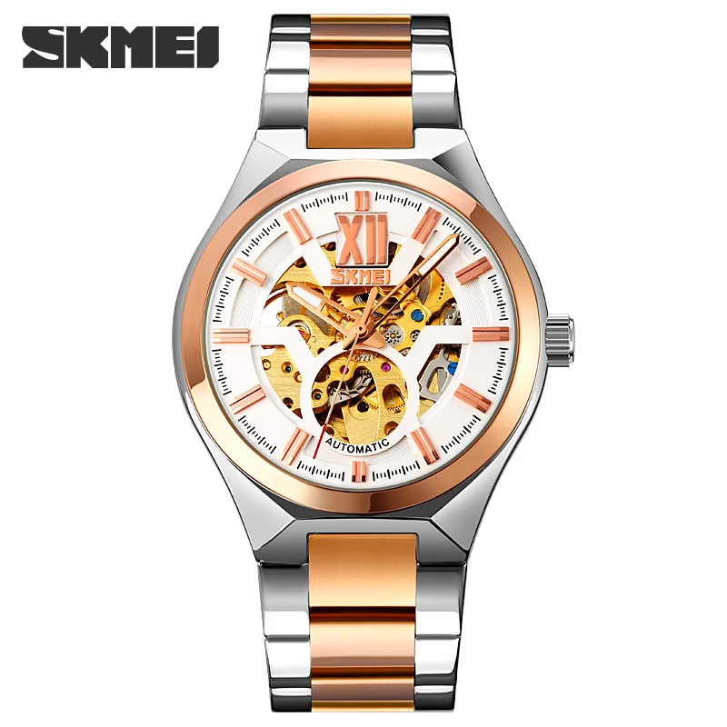 SKMEI 9258 mens automatic reloj luxury mechanical mens wrist watch stainless steel montre homme
SKMEI 9258 mens automatic reloj luxury mechanical mens wrist watch stainless steel montre homme