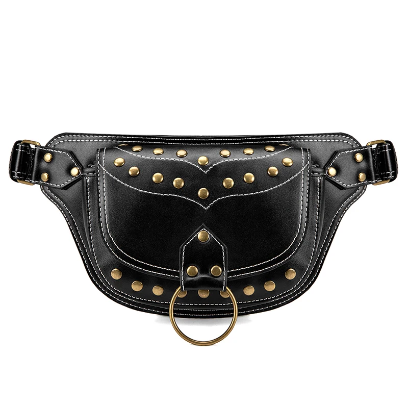 Gothic Chest Bag men Retro Rivet Waist Bags Female Steampunk Shoulder Messenger Bag Outdoor Kidney Punk
Gothic Chest Bag men Retro Rivet Waist Bags Female Steampunk Shoulder Messenger Bag Outdoor Kidney Punk