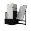 Multi-faceted rotating mosaic tile display stand display rack for marble for showrooms