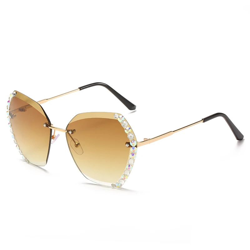 Fashion Sunglasses Luxury Ladies Metal Sun Glasses Gradient UV Protection Shades Small Women Frameless Sunglasses 2021, Customized
Fashion Sunglasses Luxury Ladies Metal Sun Glasses Gradient UV Protection Shades Small Women Frameless Sunglasses 2021, Customized