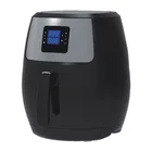 Electric air fryer 220 volt oilless healthy low fat temperature control black digital air fryer