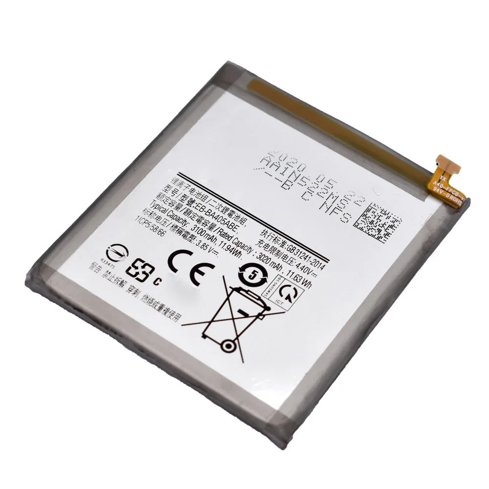 Real Capacity 3100mAh Power mobile phone big battery pack For Samsung EB-BA405ABE/A40 battery mobile phone original
Real Capacity 3100mAh Power mobile phone big battery pack For Samsung EB-BA405ABE/A40 battery mobile phone original
