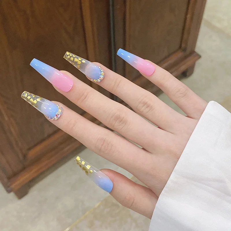 Designer coffin luxury press on nails, custom artificial fingernails, wholesale artificial nail tips with packaging box, Picture
Designer coffin luxury press on nails, custom artificial fingernails, wholesale artificial nail tips with packaging box, Picture