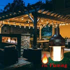 IP44 LED Outdoor String Lights Fire Flaming Party String Lights