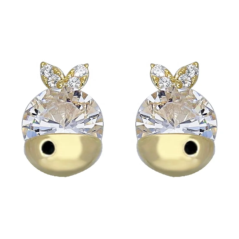 Bling Gold Plated 2019 Fashion Silver Jewelry Present Fish Mini Earring, Gold color
Bling Gold Plated 2019 Fashion Silver Jewelry Present Fish Mini Earring, Gold color