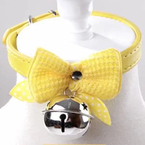 Pet Accessories Fashion Bow Bell Collar Exquisite and Safe Pet Products Dog Bell Tie Suitable for Cats and Small Dogs
Pet Accessories Fashion Bow Bell Collar Exquisite and Safe Pet Products Dog Bell Tie Suitable for Cats and Small Dogs