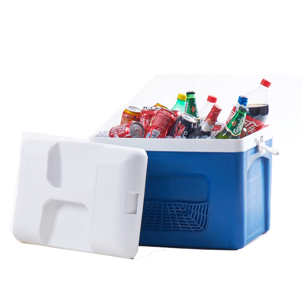 Hot Sale Multifunctional 30L outdoor plastic ice cooler box with handle and web,Blue, Any pantone color
Hot Sale Multifunctional 30L outdoor plastic ice cooler box with handle and web,Blue, Any pantone color