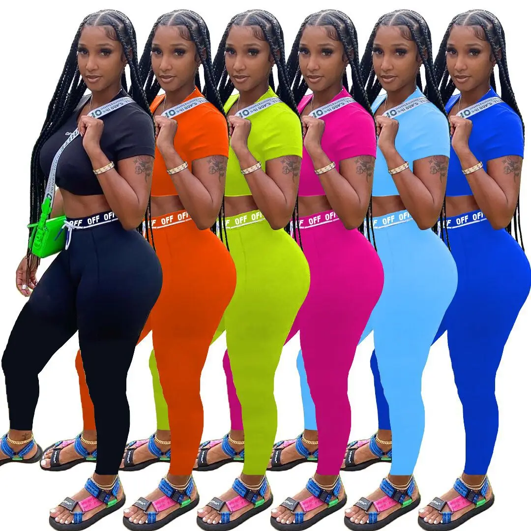 Hot Selling Yoga Sport Set Letter Printed Sets Womens Clothing Casual Crop Crew Neck Long Pants Sexy Two Piece Sets Women, Yellow, orange, gray, black, fluorescent green, rose red, blue
Hot Selling Yoga Sport Set Letter Printed Sets Womens Clothing Casual Crop Crew Neck Long Pants Sexy Two Piece Sets Women, Yellow, orange, gray, black, fluorescent green, rose red, blue