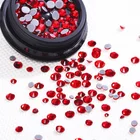 AB Crystals Glass Stones Flatback 3D Nail Art Crystals Rhinestones for Nail Art Decoration