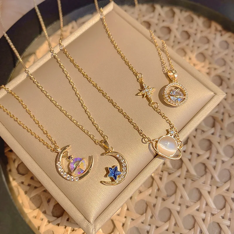2022 Fashion Gold Zircon Pendant Stainless Steel Star Sign Pendant Necklace for Women Jewelry Wedding Party Gifts
2022 Fashion Gold Zircon Pendant Stainless Steel Star Sign Pendant Necklace for Women Jewelry Wedding Party Gifts