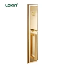 Solid Brass Mechanical Type Door wood door lock set For high quality door lock