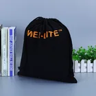 Cotton Folding Canvas Bags Factory Wholesale Custom Cloth Dust Proof Folding Canvas Cotton Drawstring Bags