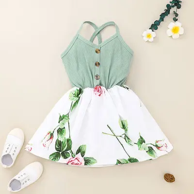 F40609A European and American halter skirt girls baby girl printed dress summer kids baby girl dress
F40609A European and American halter skirt girls baby girl printed dress summer kids baby girl dress