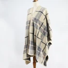 Winter 2020 Cape Cloak Coat Plain Winter Warm Acrylic Polyester Cloak Coats For Women
