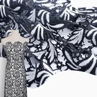 New Design Tulle Large Water Soluble Collar Black Embroidery Lace Fabric