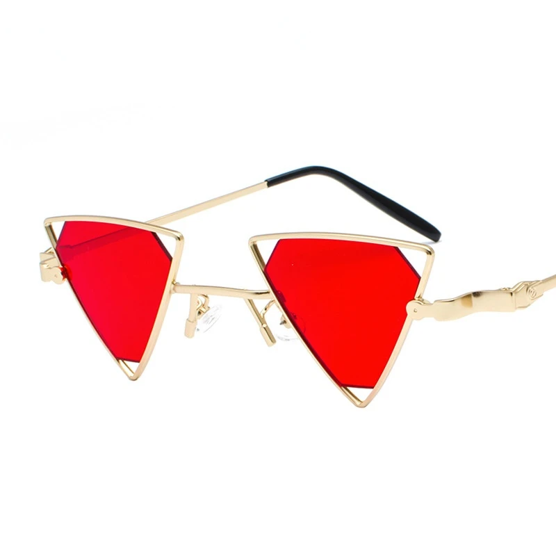 Steampunk hip hop funny sunglasses triangle hollow European and American personalized fashion eyewear Unisex
Steampunk hip hop funny sunglasses triangle hollow European and American personalized fashion eyewear Unisex