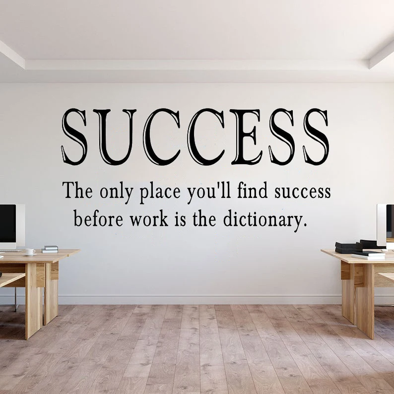 Custom large size Success Work Vinyl Wall Quote Sticker Saying Decor Inspirational Decal Art
Custom large size Success Work Vinyl Wall Quote Sticker Saying Decor Inspirational Decal Art