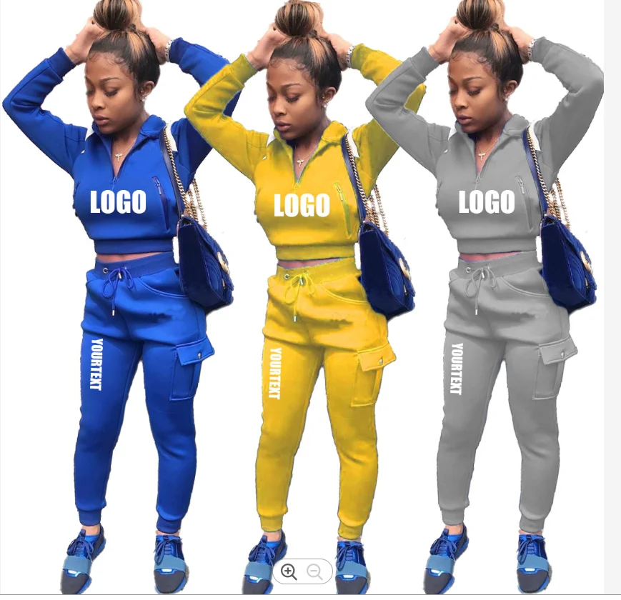 Custom Logo wholesale sweat suits Crop Top Pullover Pocket Drawstring pants jogger sweatsuit 2 piece set women
Custom Logo wholesale sweat suits Crop Top Pullover Pocket Drawstring pants jogger sweatsuit 2 piece set women