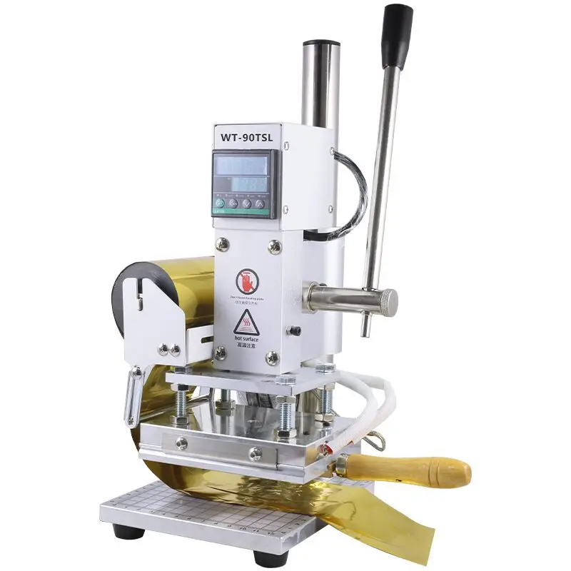 Mini Digital Hot Foil Stamping Machine Gold Silver Foil Automatic Digital Leather Logo Embossed T Slot Hot Stamping Machine
Mini Digital Hot Foil Stamping Machine Gold Silver Foil Automatic Digital Leather Logo Embossed T Slot Hot Stamping Machine