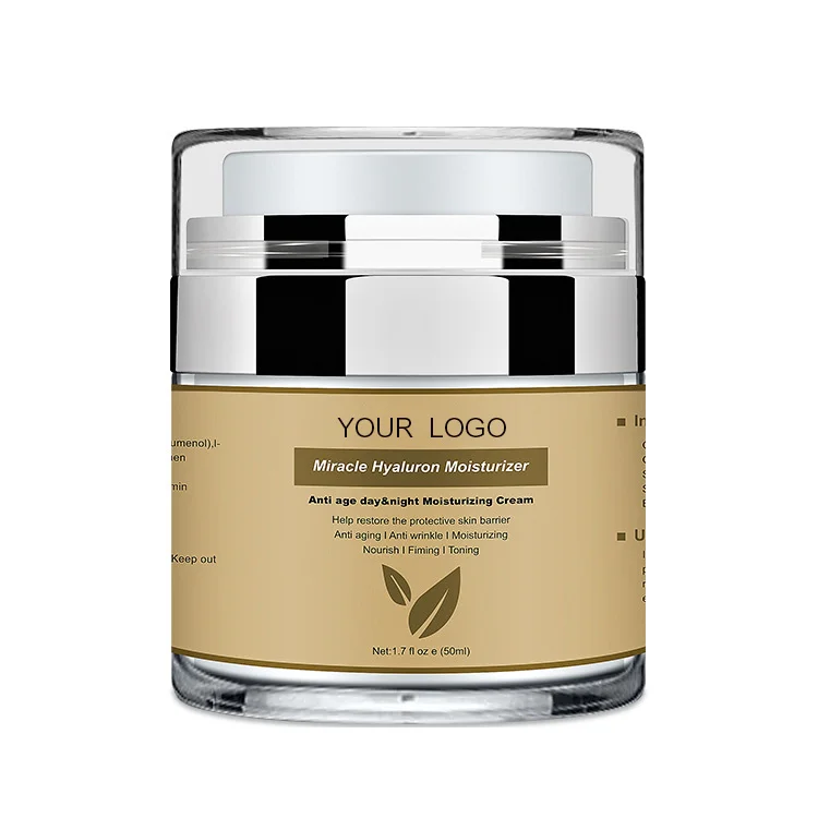Korea Beauty Private Label Natural Skin Care Moisturizing Day and Night Hyaluronic Acid Face Cream, White
Korea Beauty Private Label Natural Skin Care Moisturizing Day and Night Hyaluronic Acid Face Cream, White