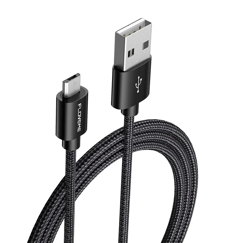 Floveme Reinforcement Protection 1M Nylon Type C USB Data Cable Universal For Micro Type-C IPhone 3A Fast Charging Cable, Black
Floveme Reinforcement Protection 1M Nylon Type C USB Data Cable Universal For Micro Type-C IPhone 3A Fast Charging Cable, Black