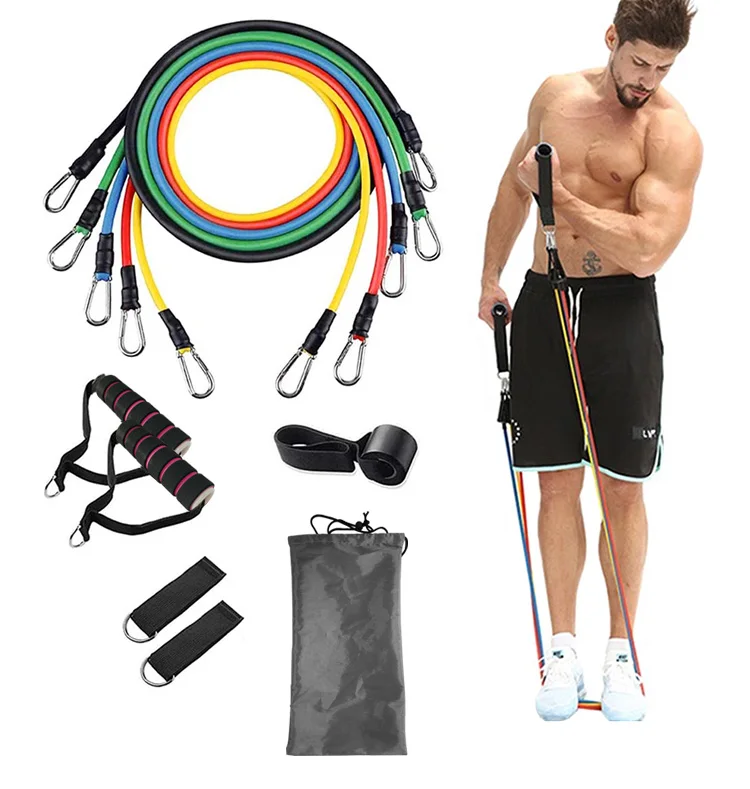 Custom Hip Elastic Tube 11pcs Workout Latex strap Exercise Fitness Resistance Band sets, Yellow+green+red+blue+black
Custom Hip Elastic Tube 11pcs Workout Latex strap Exercise Fitness Resistance Band sets, Yellow+green+red+blue+black