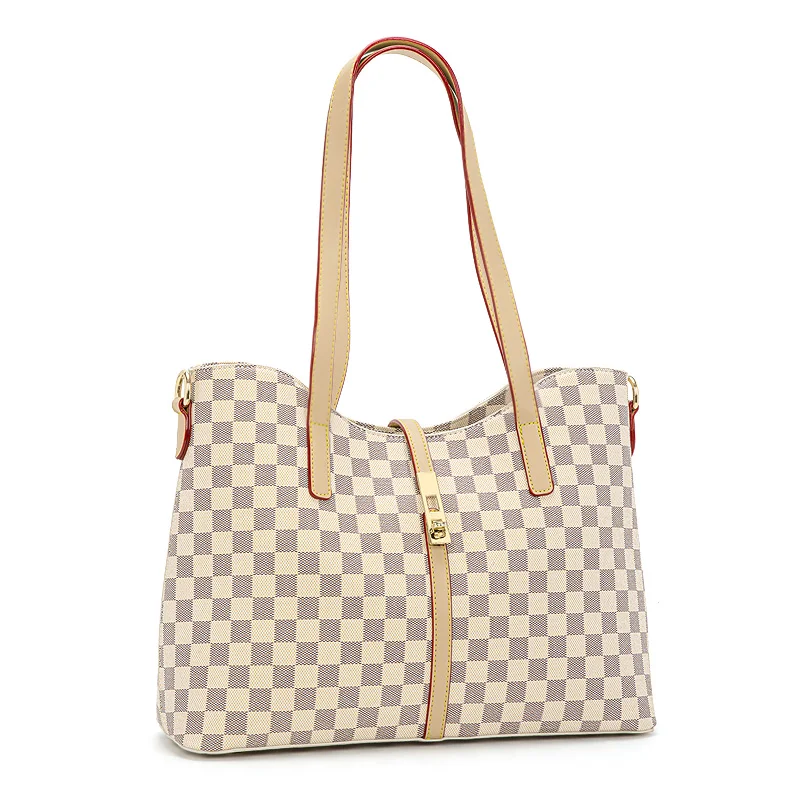 New products women handbags and purse set pvc fabric luxury women hand bags for ladies, Beige
New products women handbags and purse set pvc fabric luxury women hand bags for ladies, Beige
