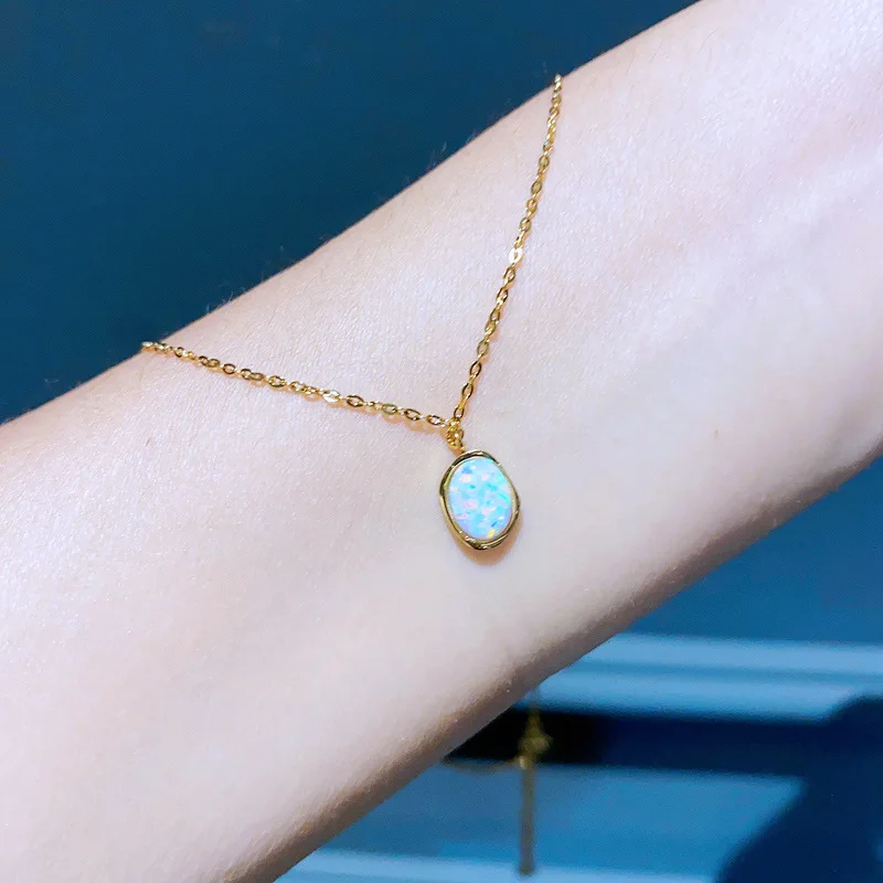 Non Tarnish 316L Stainless Steel Fashion Jewelry 18k Gold Chain Necklace Natural Opal Necklace For Women
Non Tarnish 316L Stainless Steel Fashion Jewelry 18k Gold Chain Necklace Natural Opal Necklace For Women