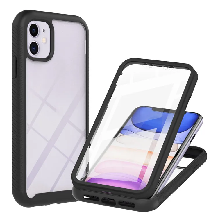 Shockproof Clear Slim Case Cover With Built-in Screen Protector for iPhone 12 mini 12 Pro Max
Shockproof Clear Slim Case Cover With Built-in Screen Protector for iPhone 12 mini 12 Pro Max