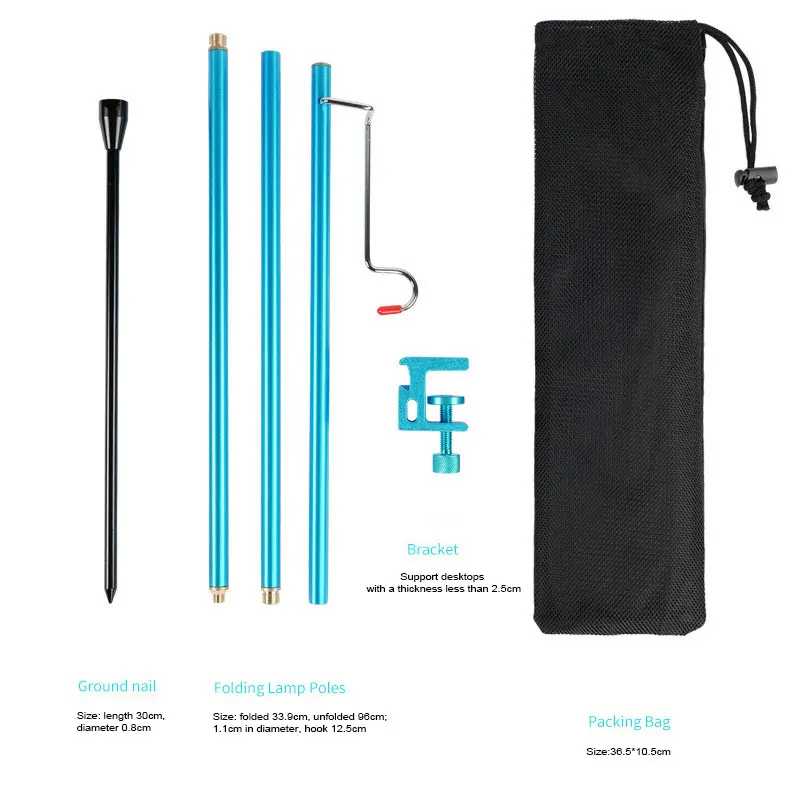 Camping tent lamp hanging outdoor travel light stand portable foldable single lamp lighting bracket
Camping tent lamp hanging outdoor travel light stand portable foldable single lamp lighting bracket