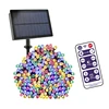 Outdside Wedding Party Holiday Solar LED String Light, 8 Work Modes Fairy String Decoration Outdoor LED Solar Christmas Lights