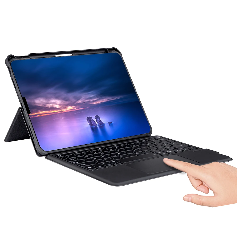 For iPad pro 12.9in 2018&2020 multi-angles keyboard Case with trackpad and backlight
For iPad pro 12.9in 2018&2020 multi-angles keyboard Case with trackpad and backlight