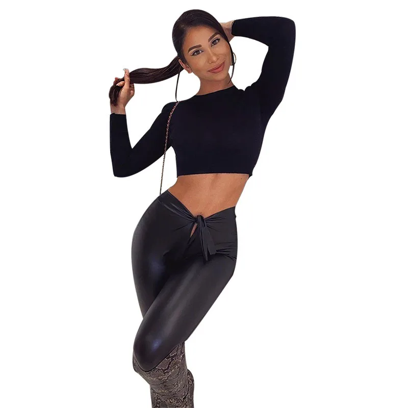 Fall and winter new women's leggings with strap slim and butt-lift leather casual pants, Picture
Fall and winter new women's leggings with strap slim and butt-lift leather casual pants, Picture