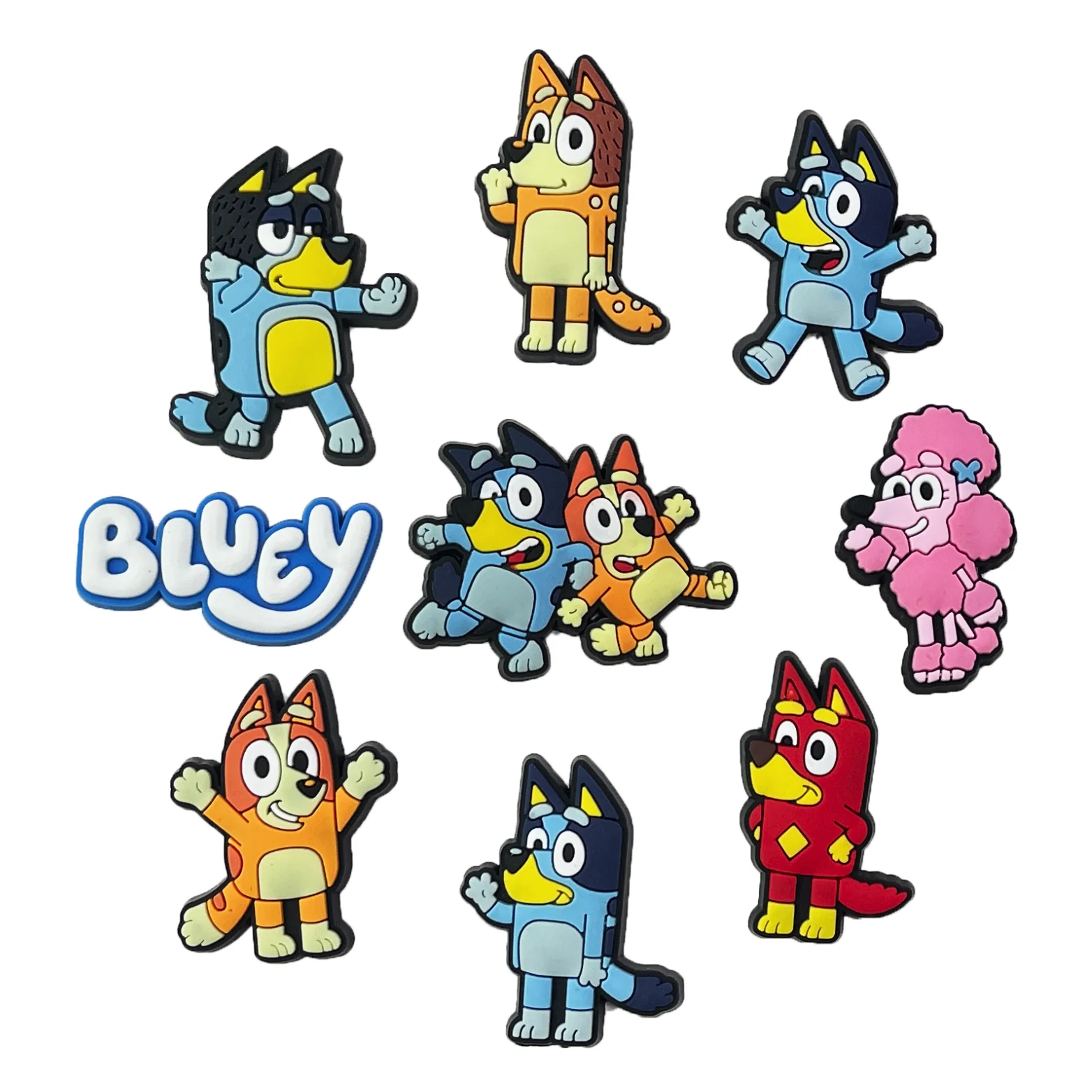 PVC Soft Rubber Shoe Charms Bluey Animal Shoes Decoration Shoe Accessories For Croc Charms Gift, Picture
PVC Soft Rubber Shoe Charms Bluey Animal Shoes Decoration Shoe Accessories For Croc Charms Gift, Picture