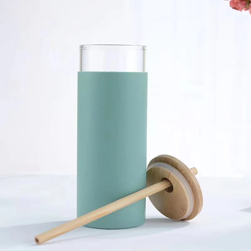 Wholesale Glass Tumbler With Bamboo Lid & Straw & Silicone Protective SleeveBpa Free Glass Water Bottle
Wholesale Glass Tumbler With Bamboo Lid & Straw & Silicone Protective SleeveBpa Free Glass Water Bottle