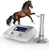 Portable shock wave therapy machine for veterinarian use on horses