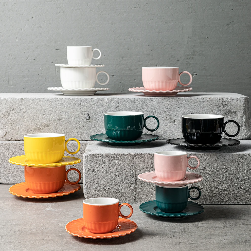 JiuJiuJu Factory Price Hotel AB Grade For Club Restaurant Dinner Ware Tea Milk Mugs Ceramic Cup Sets Nordic Coffee Table Mug Set, Customized color
JiuJiuJu Factory Price Hotel AB Grade For Club Restaurant Dinner Ware Tea Milk Mugs Ceramic Cup Sets Nordic Coffee Table Mug Set, Customized color