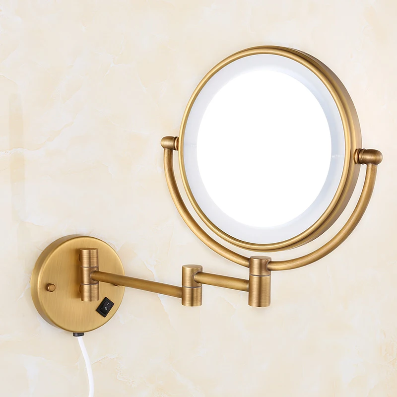 WANFAN Bathroom Wall Mounted Foldable Vanity Mirror With Lights 2068F Magnifying Led Makeup Mirror With Light
WANFAN Bathroom Wall Mounted Foldable Vanity Mirror With Lights 2068F Magnifying Led Makeup Mirror With Light