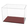 Red Base Perspex Collection Storage Box Acrylic Sports Products Display Case