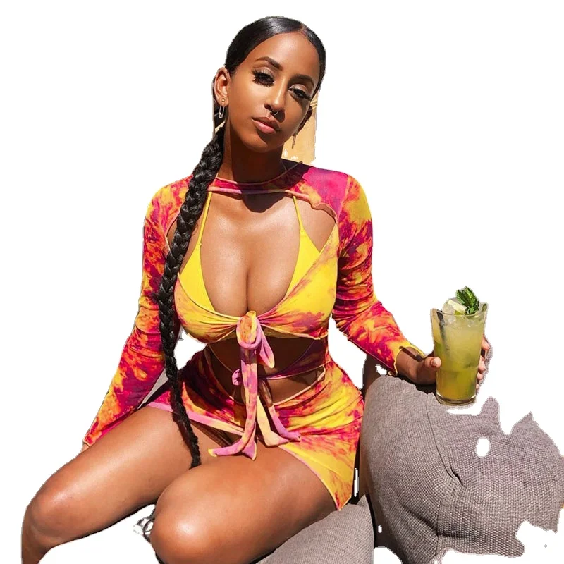 2021 New Product Women's Summer Clothing Chest Lace-up Wrapped Chest Camouflage Long-Sleeved Dress Foreign Trade Wholesale
2021 New Product Women's Summer Clothing Chest Lace-up Wrapped Chest Camouflage Long-Sleeved Dress Foreign Trade Wholesale