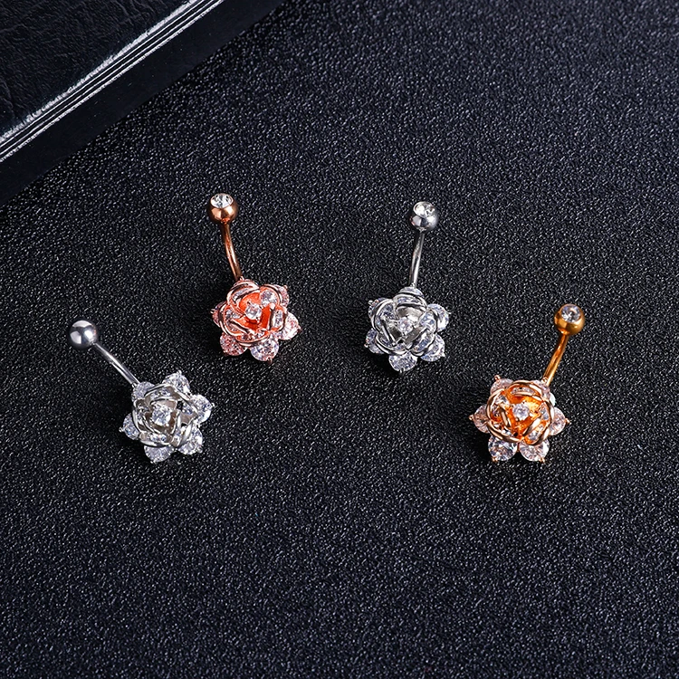 Rose Belly Piercing Ring Flower Shape Belly Piercing Navel Piercing Jewelry Belly Button Ring Navel
Rose Belly Piercing Ring Flower Shape Belly Piercing Navel Piercing Jewelry Belly Button Ring Navel